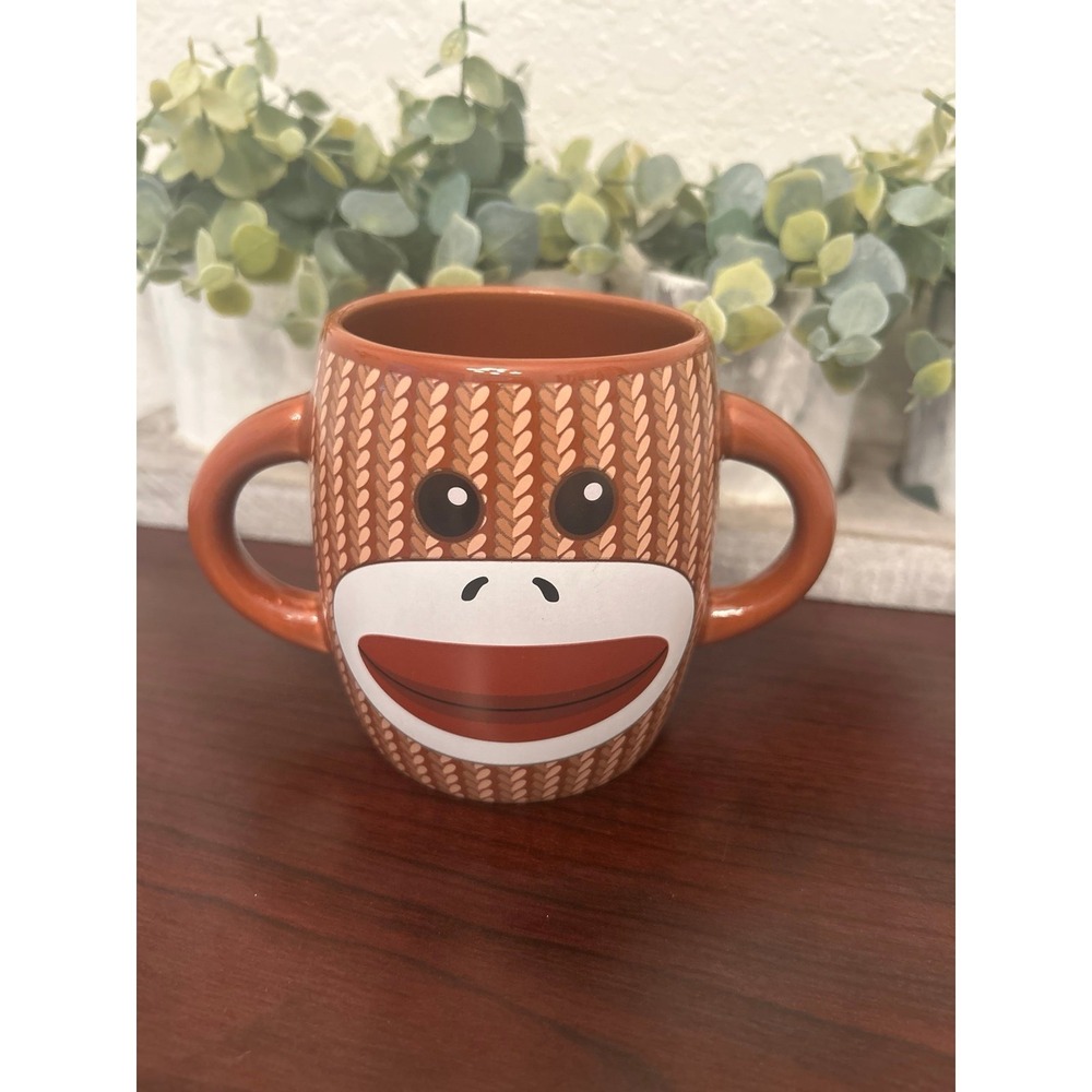 Galerie brand sock monkey‎ ceramic mug